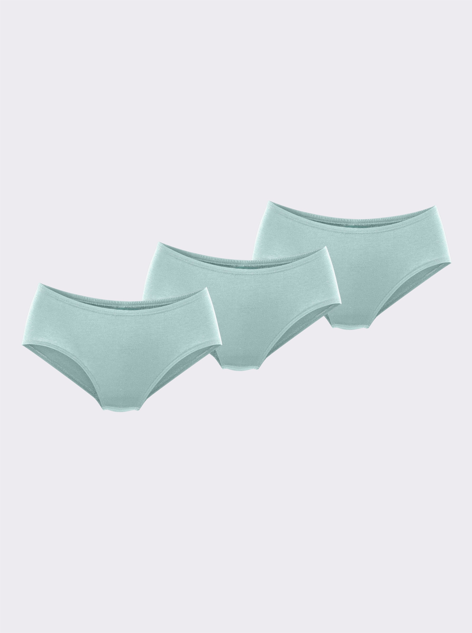 wäschepur Jazzpants mit Elastik-Abschlüssen - mint