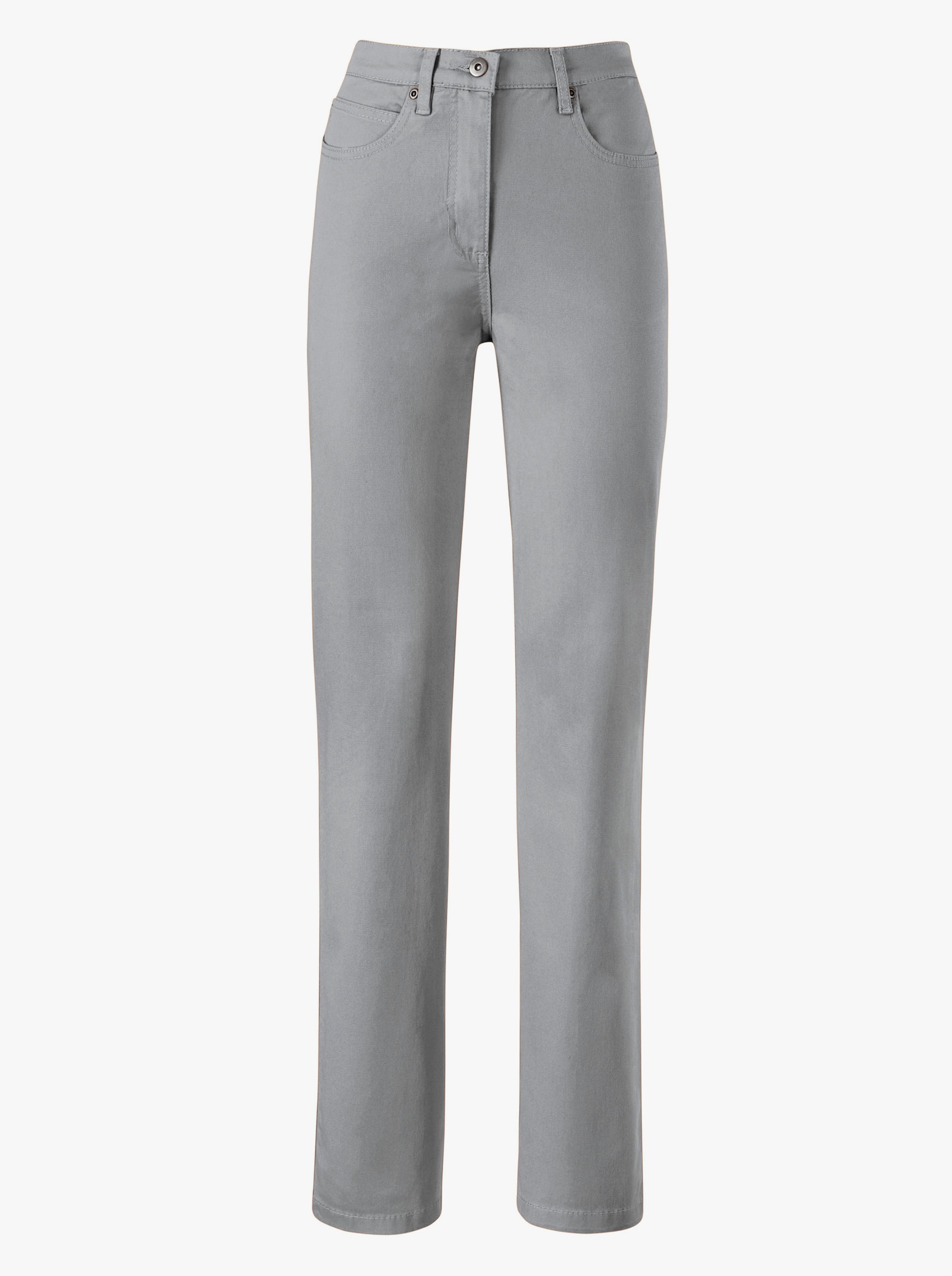 Jean 5 poches extensible - denim gris