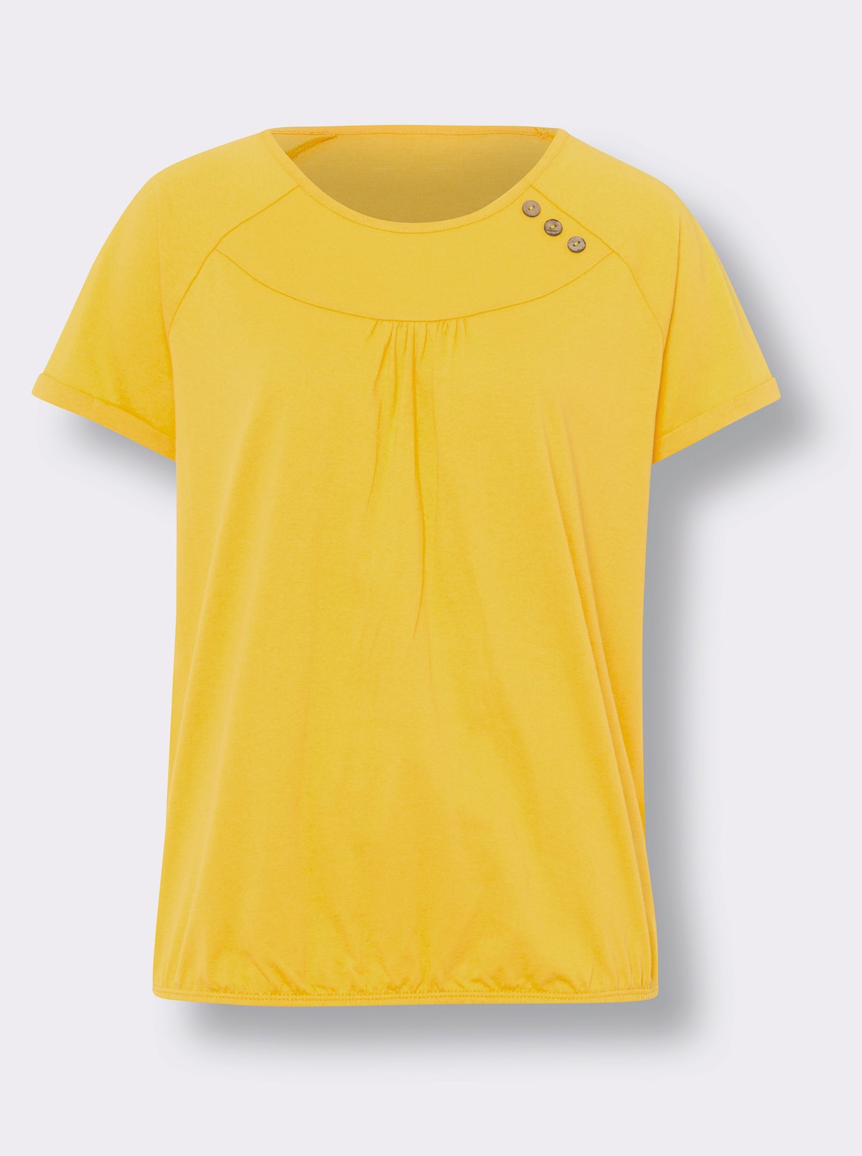 Tričko s krátkymi rukávmi - žiarivá žltá