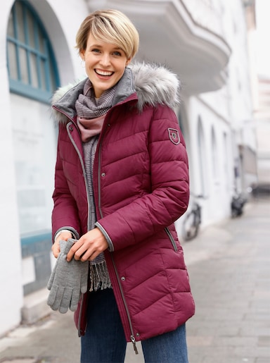 Steppjacke - bordeaux