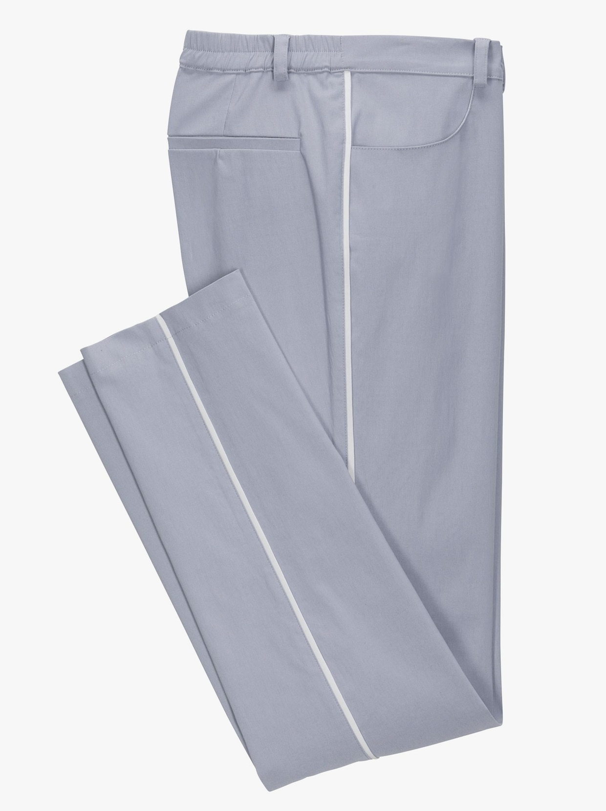 Kalhoty - stříbřitě šedá