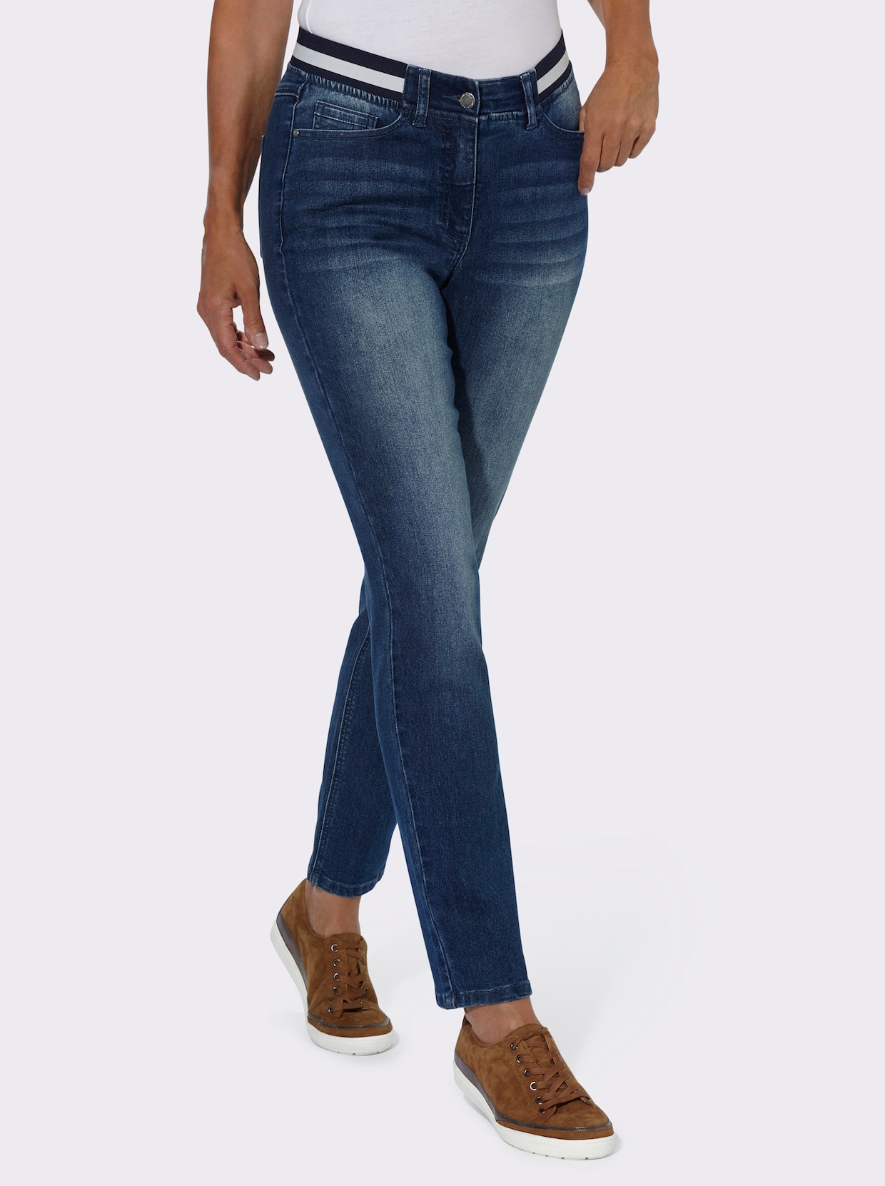 Jeans - blue-stone-washed