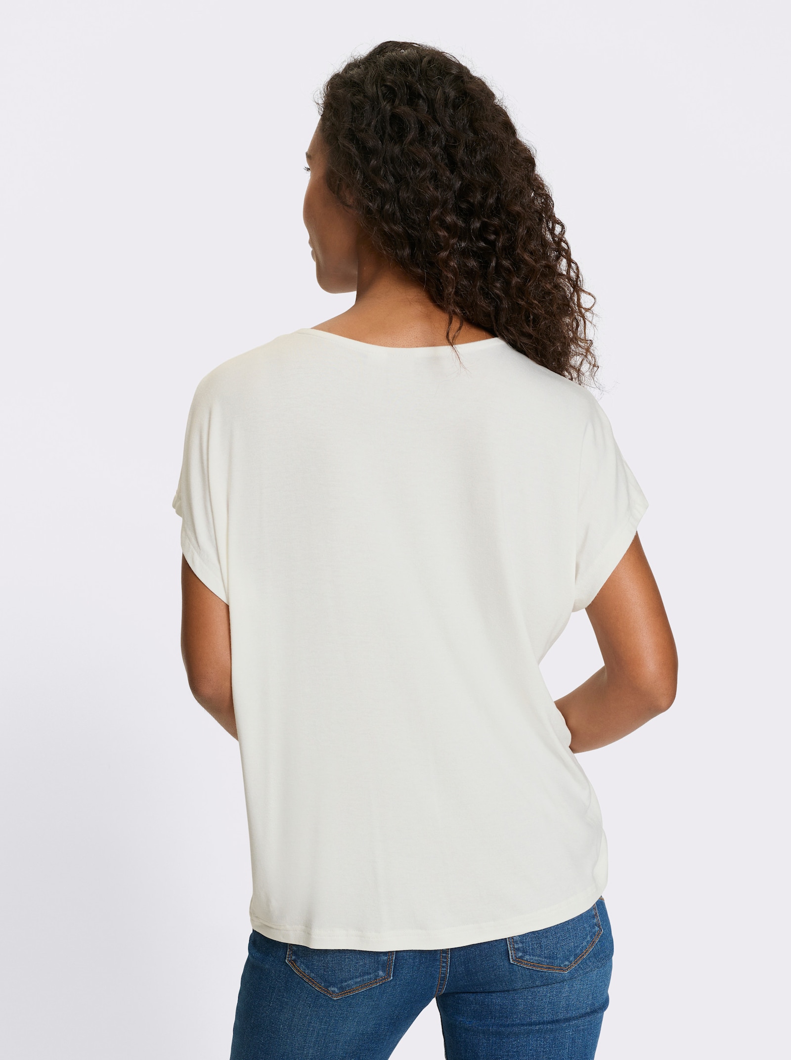 heine Shirt mit Lettering - ecru