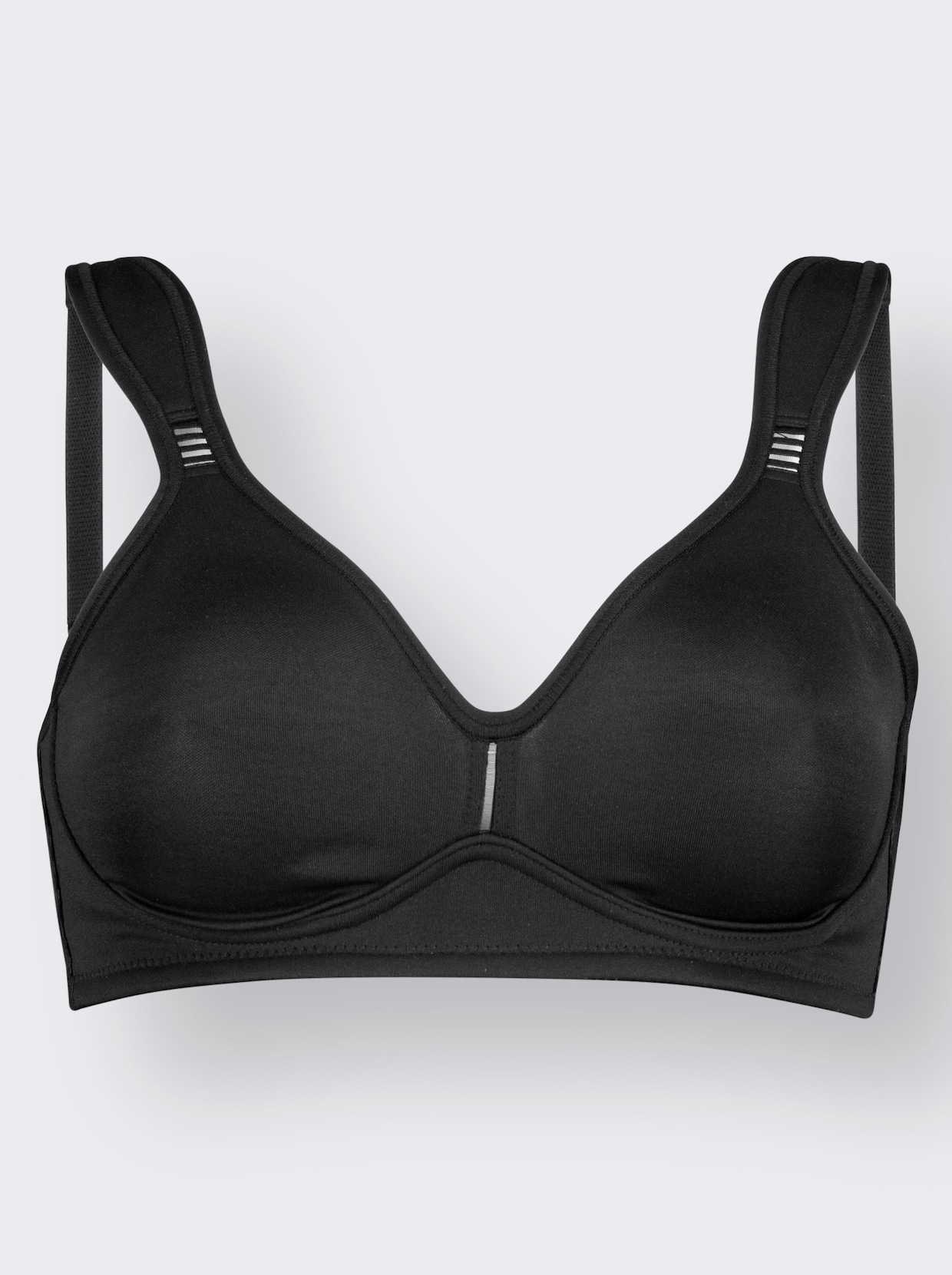 wäschepur Soutien-gorge confort sans armatures - noir