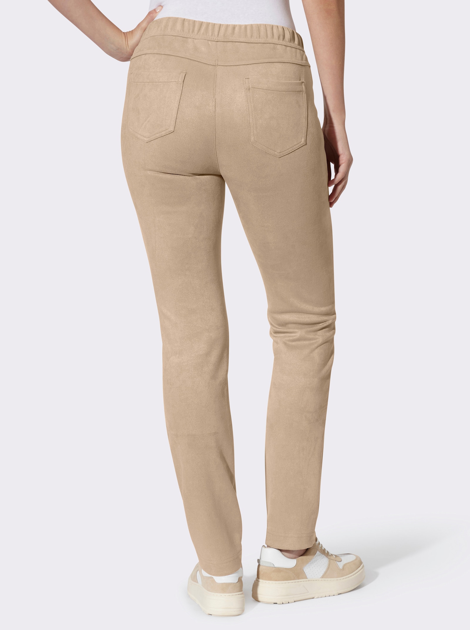 heine Stretch-Hose mit Dehnbund hinten - beige
