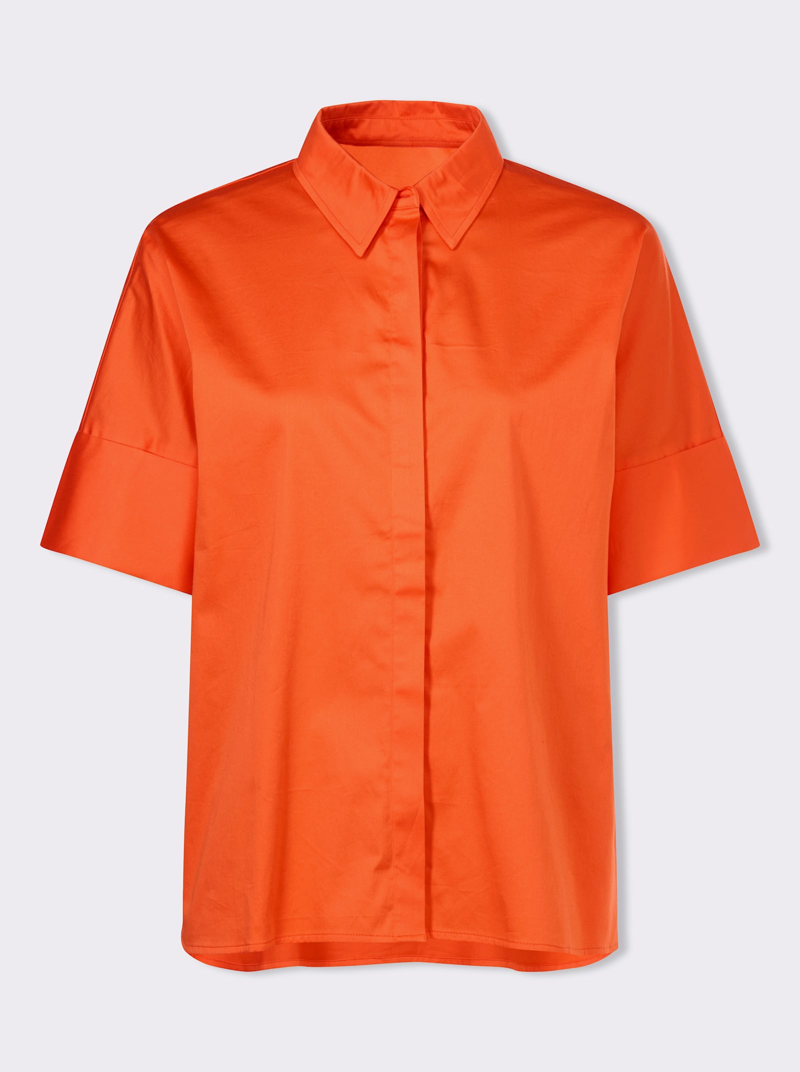 heine Kurzarmbluse oversized geschnitten - orange