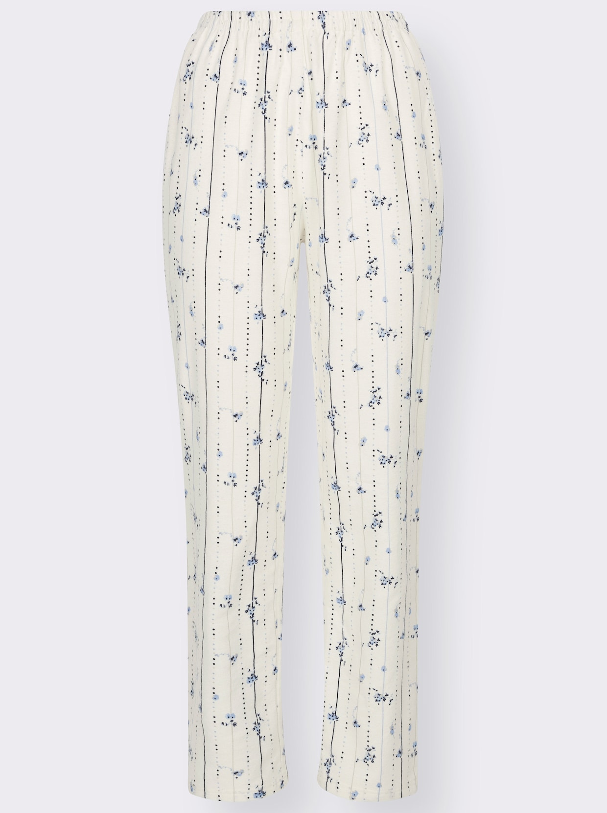 wäschepur Pyjama - wit/blauw