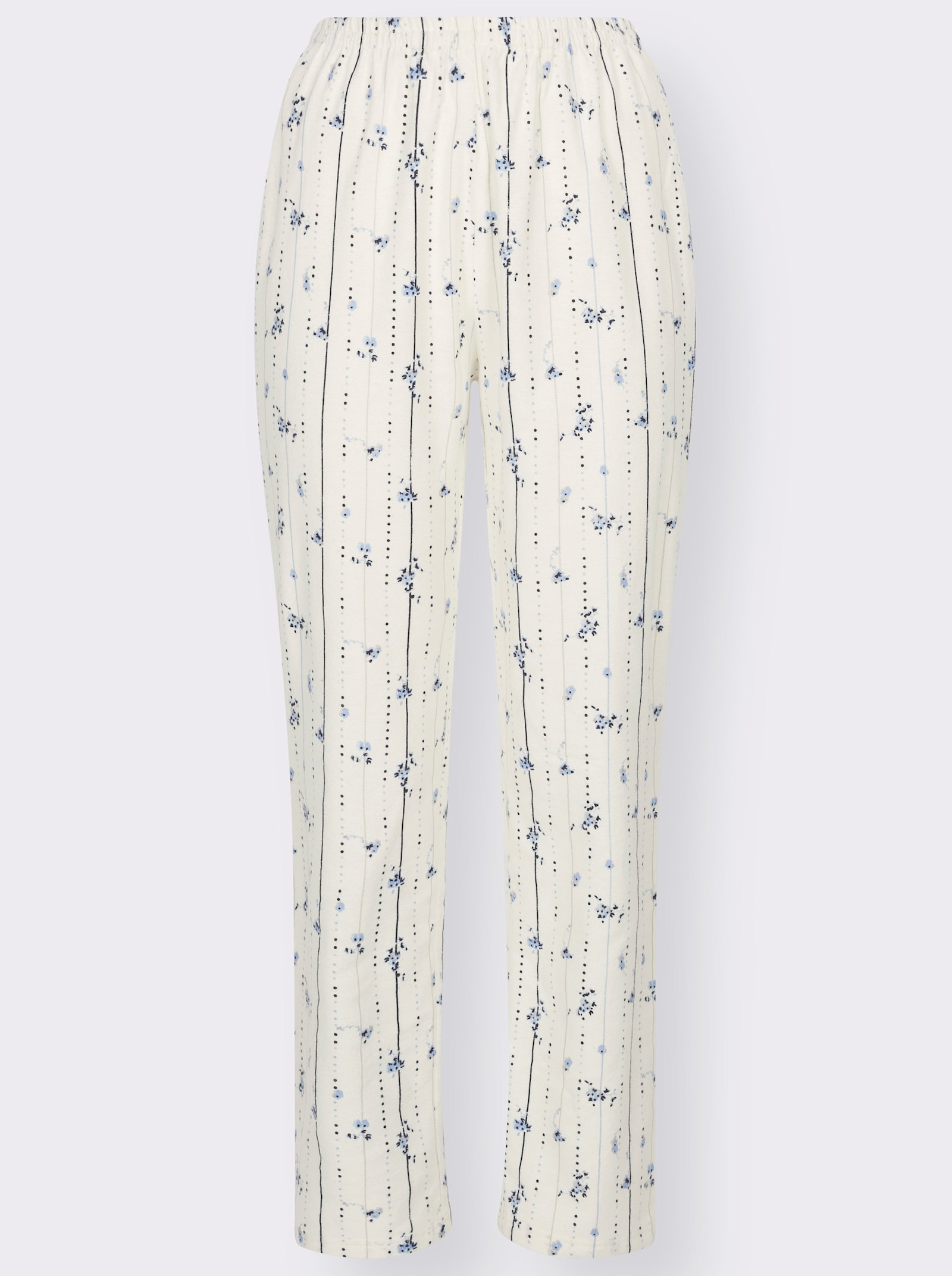 wäschepur Pyjama - weiß-blau