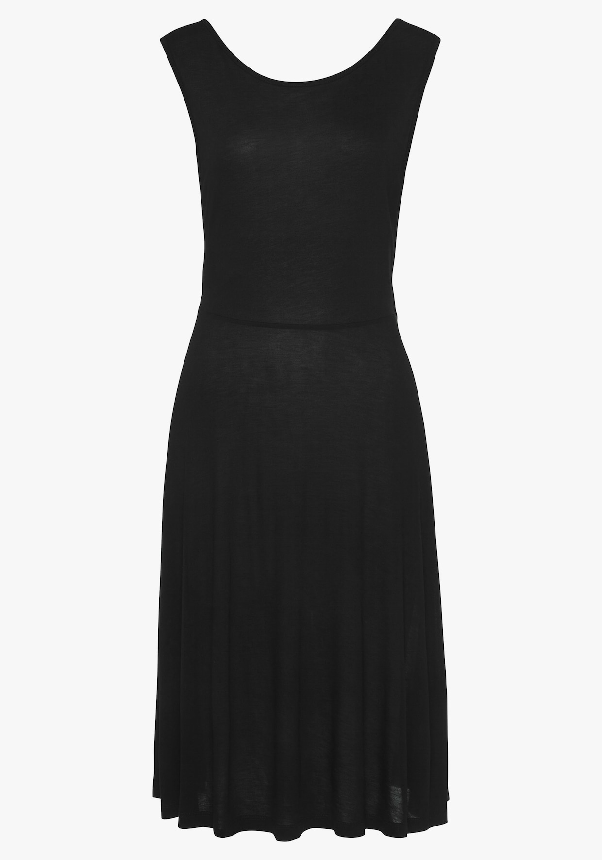 LASCANA Robe en jersey - noir