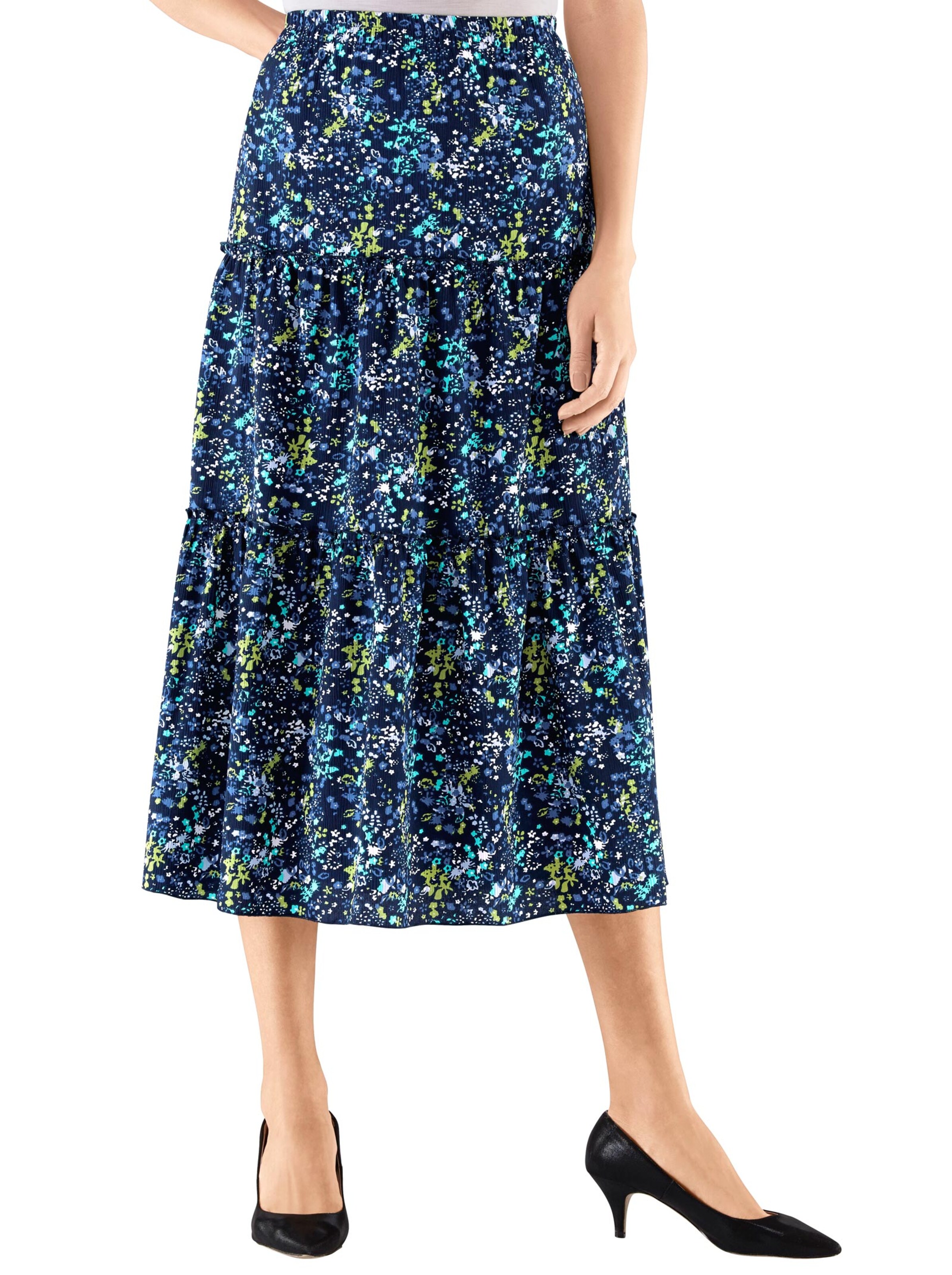 Rock - marine-türkis-bedruckt