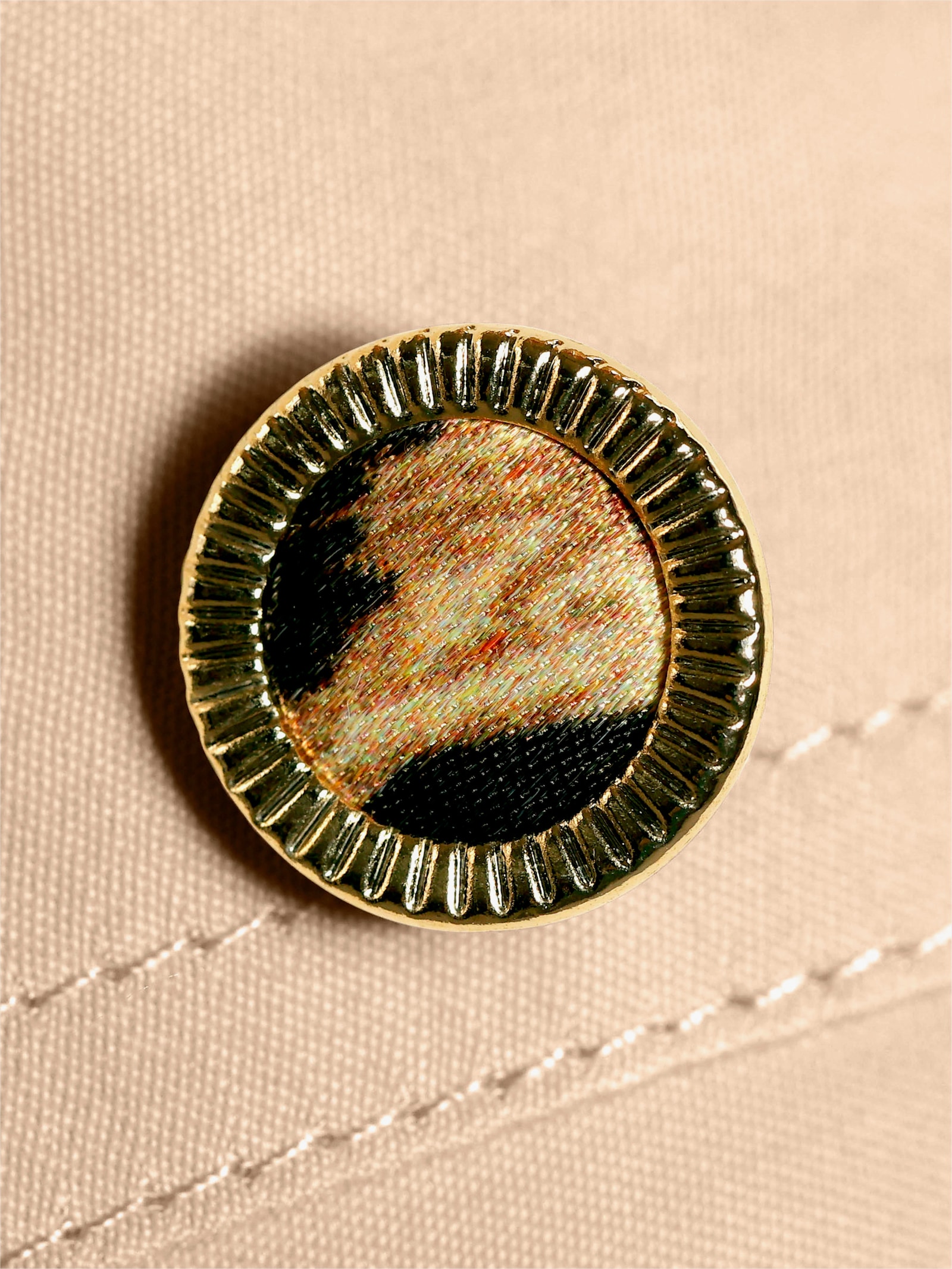 heine Hemdbluse aus Viskose - sand