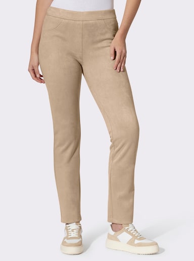 heine Stretch-Hose mit Dehnbund hinten - beige