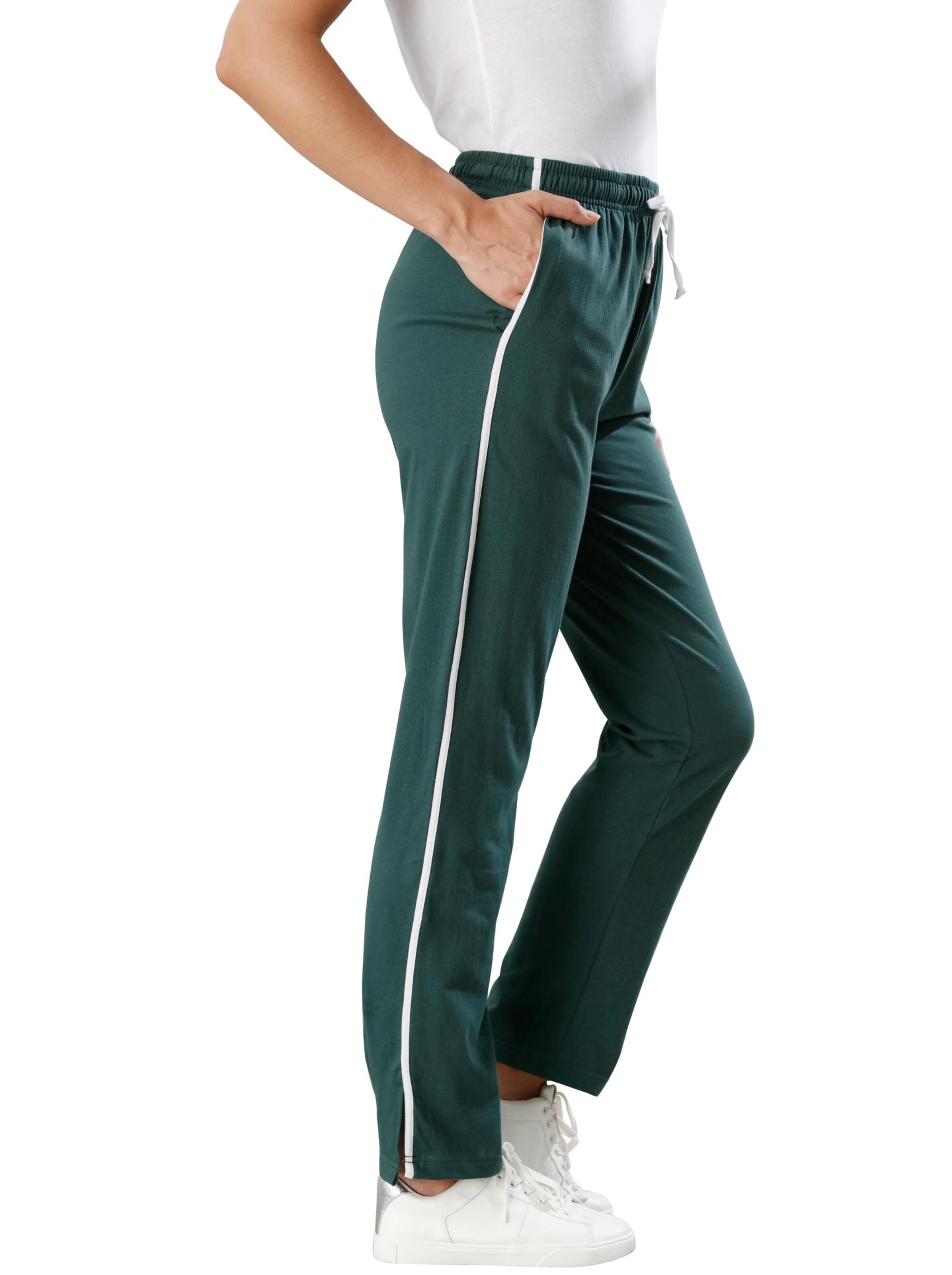 Freizeithose - dunkelgrün