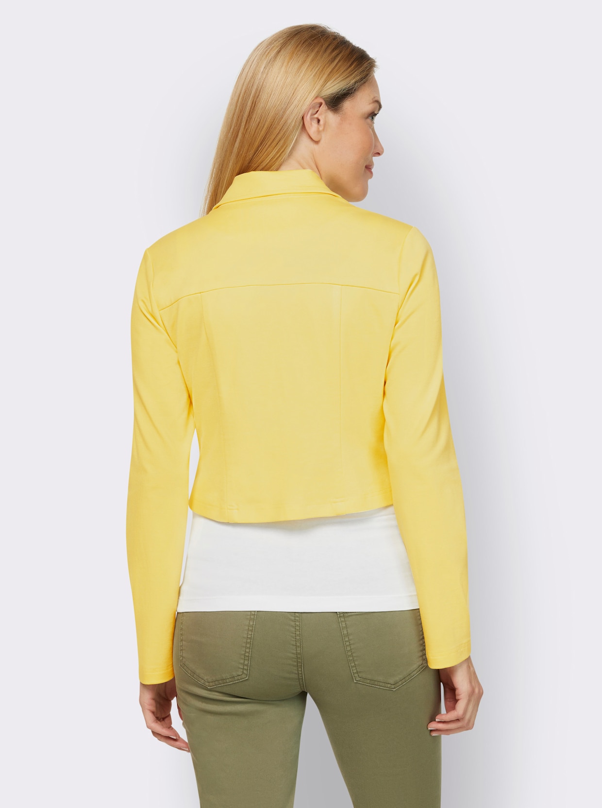 heine Blazer en jersey - citron