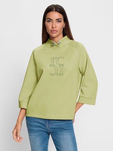 heine Sweatshirt mit 3/4-Arm - pistazie