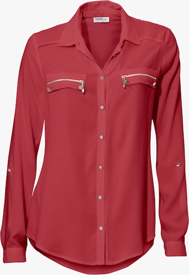 heine Langarm-Bluse - rot