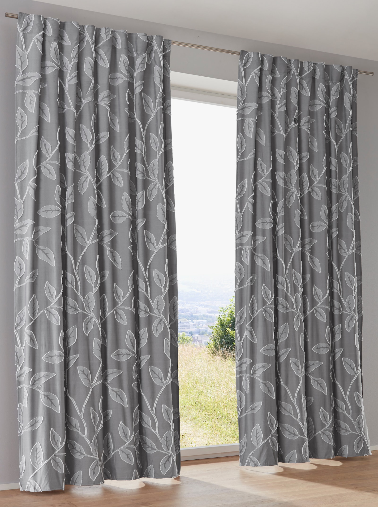heine home gordijnen - grijs
