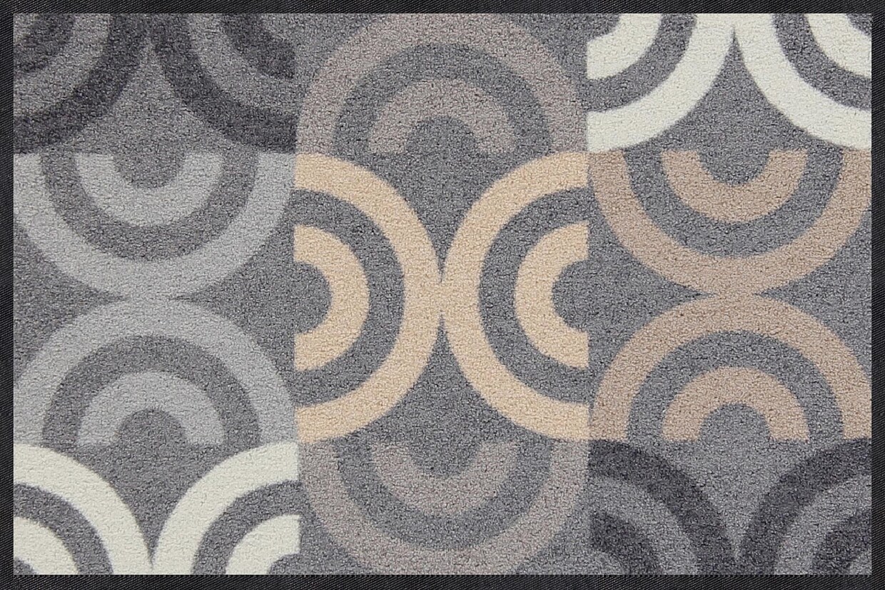 Salonloewe Fußmatte - grau-beige