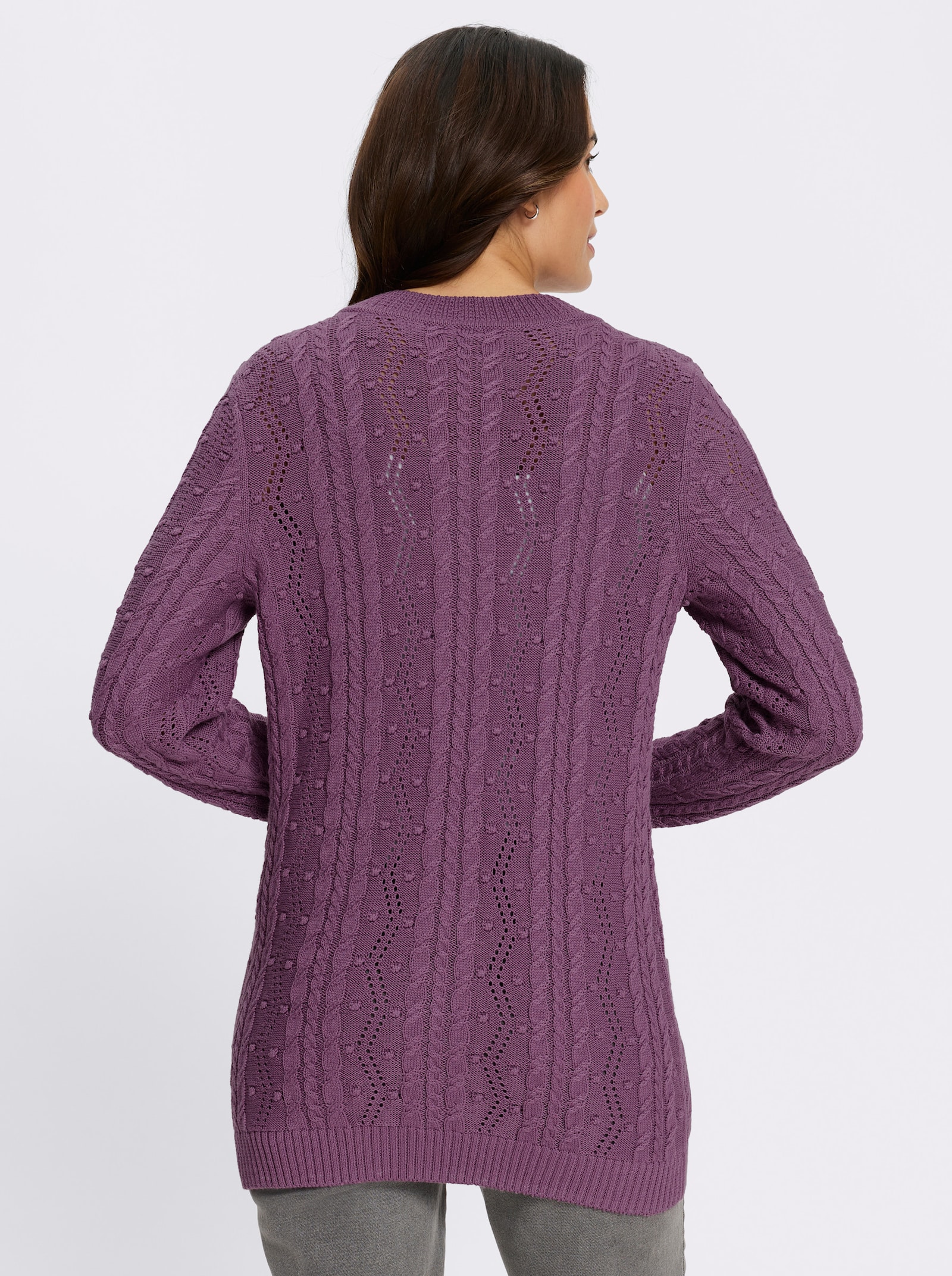 Strickjacke - violett
