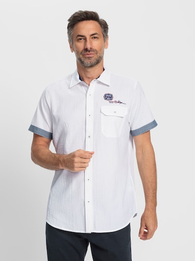 Catamaran Kurzarmhemd - weiß