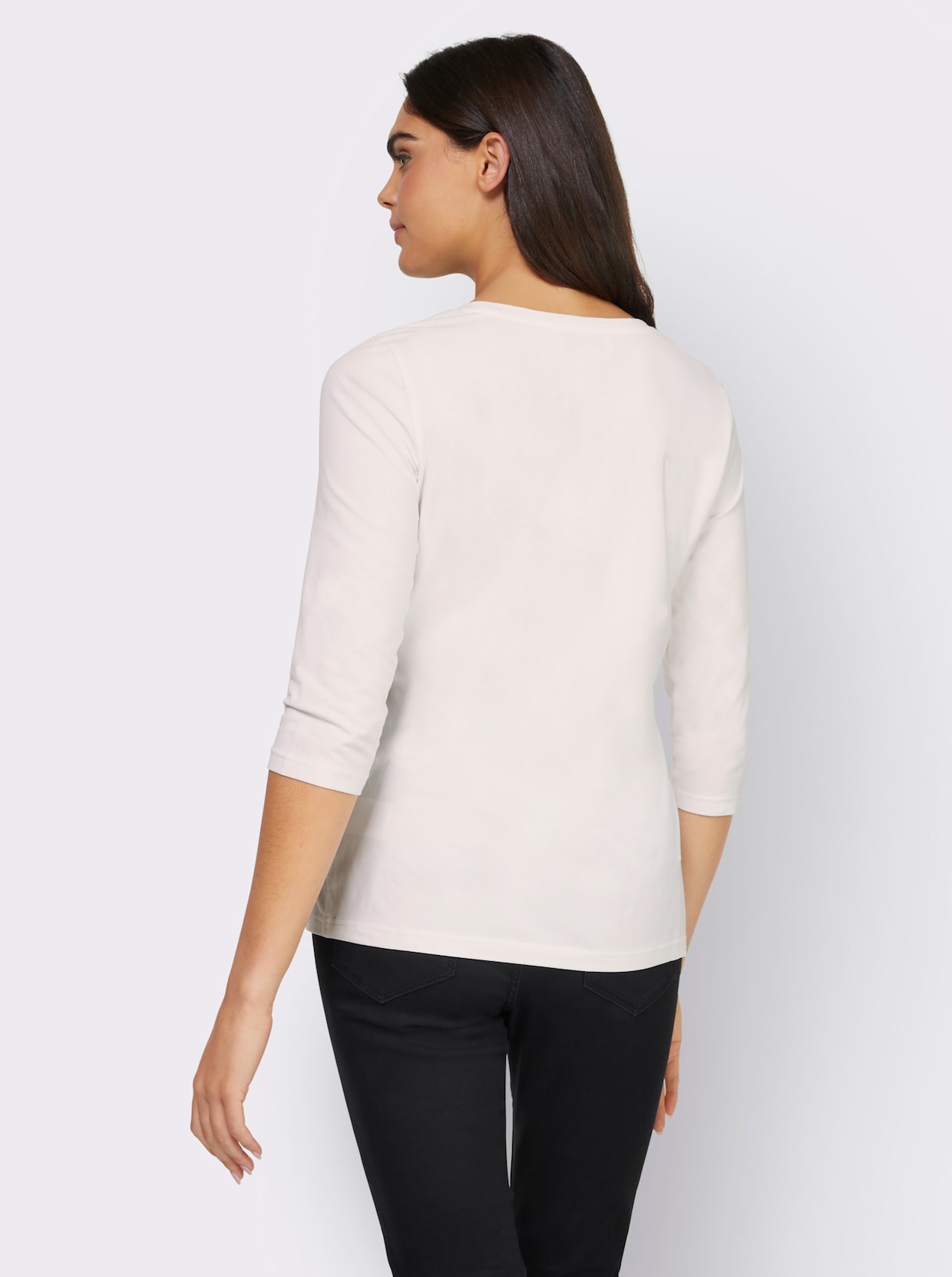 heine Shirt met 3/4-mouw - ecru
