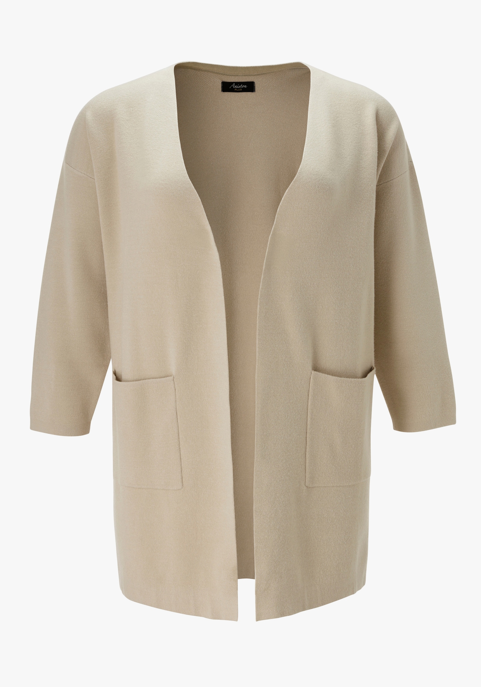 Aniston PLUS Longstrickjacke - beige