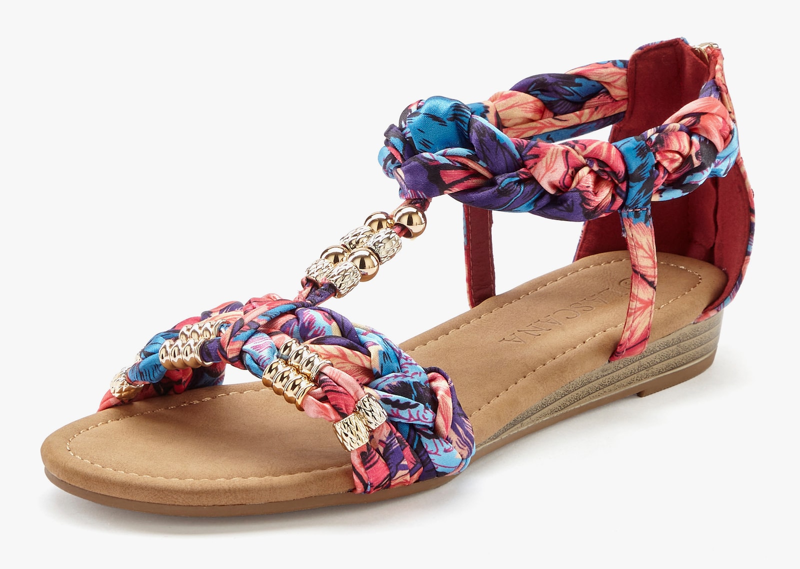 LASCANA Sandale - pink / lila / blau