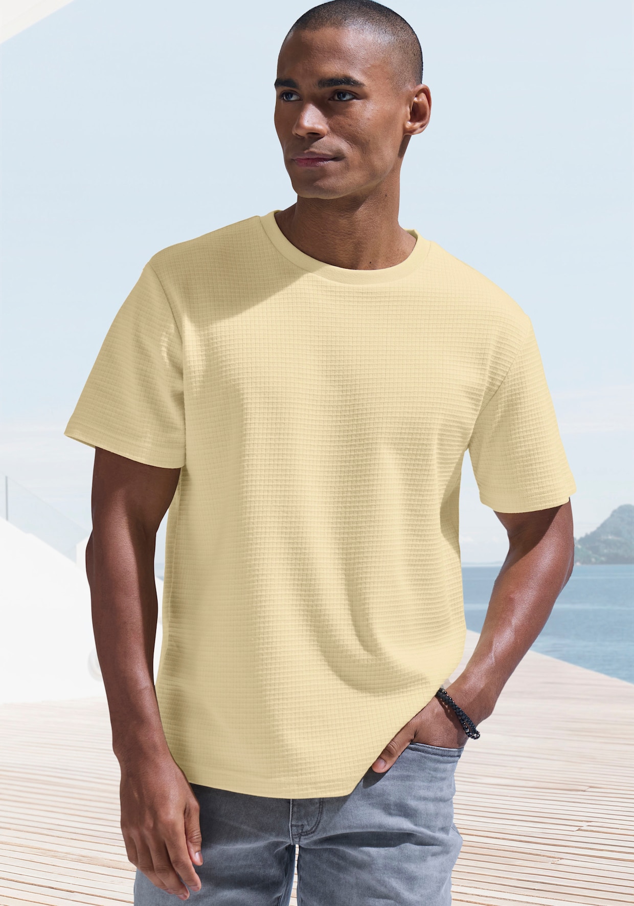 T-shirt - geel