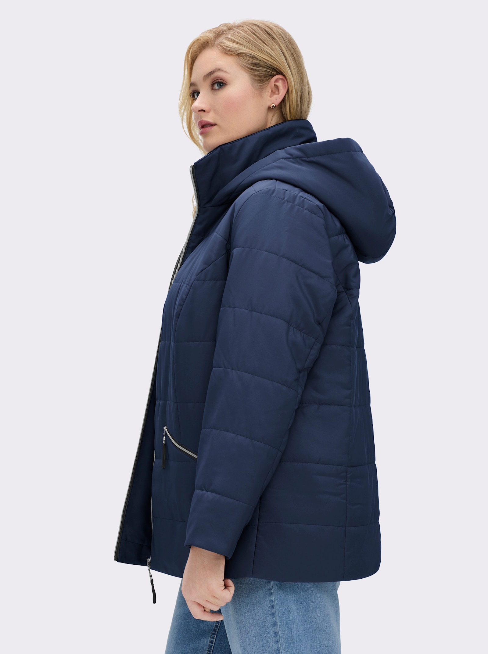 Steppjacke mit Wattierung, wärmend - marine