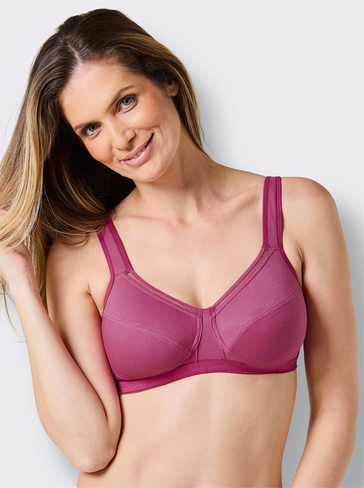 wäschepur Komfort-BH ohne Bügel mit breiten Trägern - erika