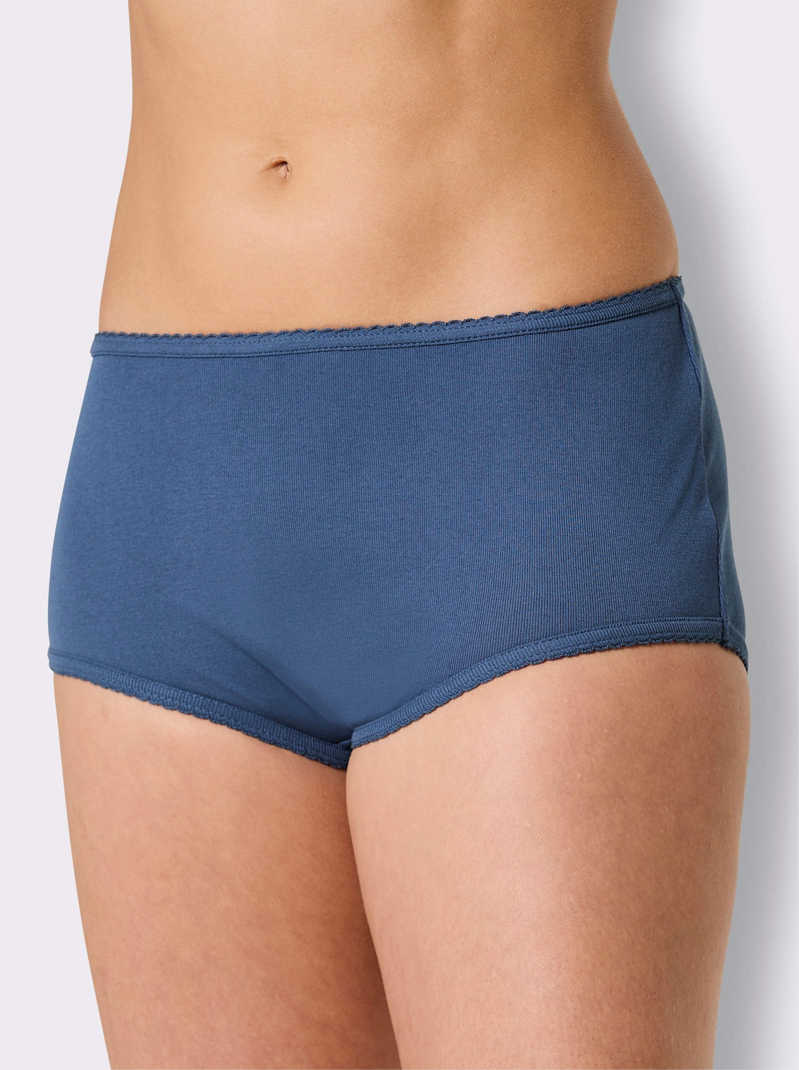 wäschepur Taillenslip - marine + jeansblau + mint