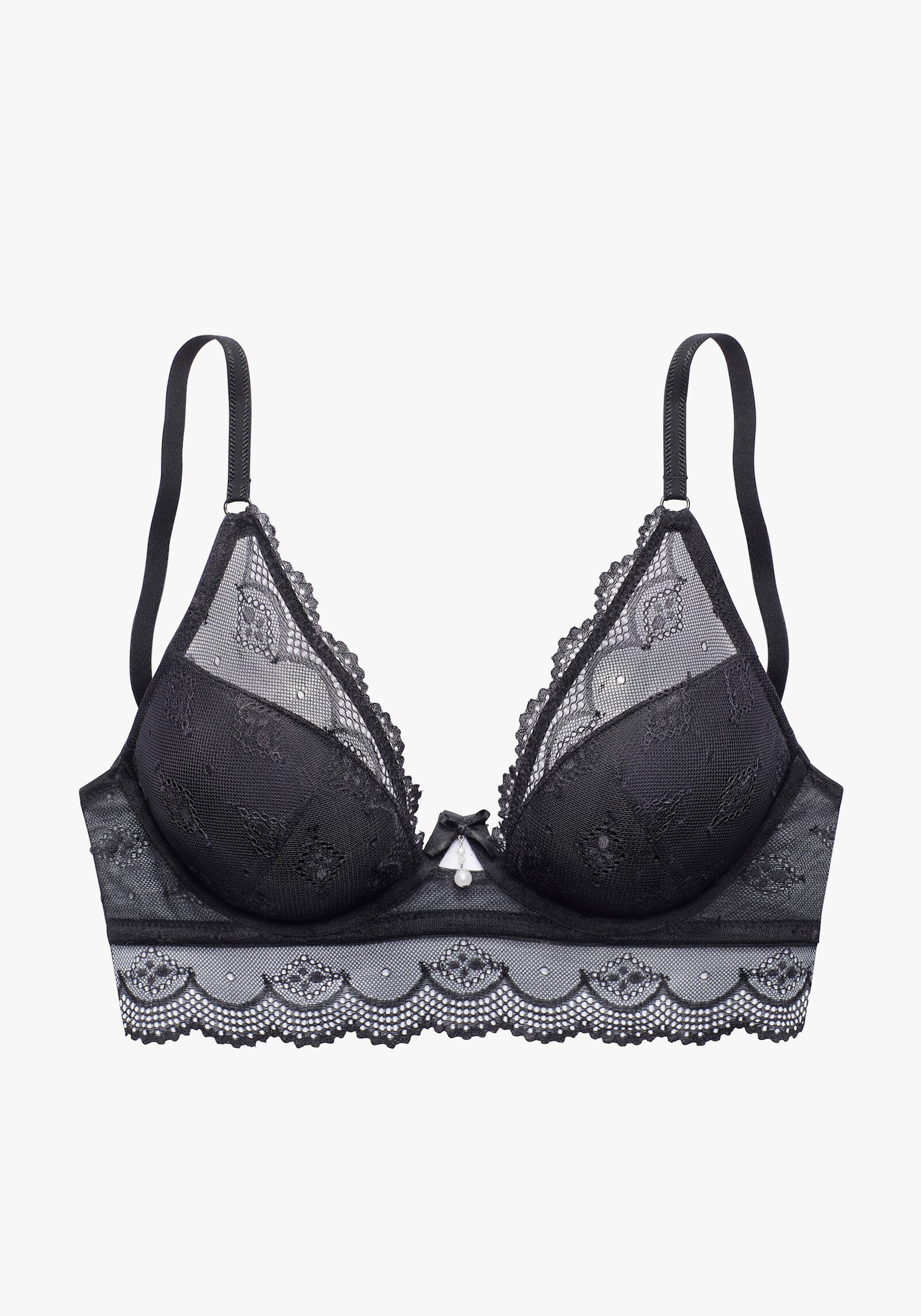 LASCANA Push-up-BH - schwarz