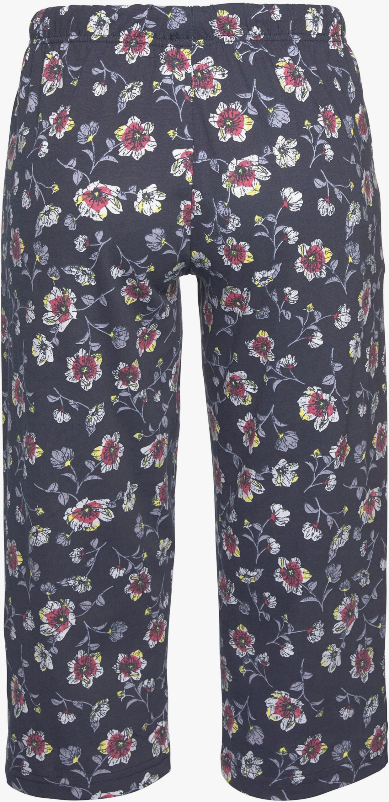 Vivance Dreams Capri-Pyjama - dunkelblau-geblümt