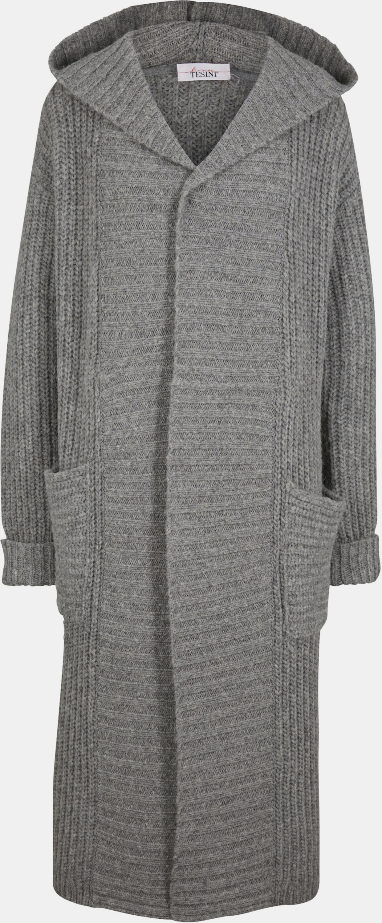 heine Long-Strickjacke - grau-melange