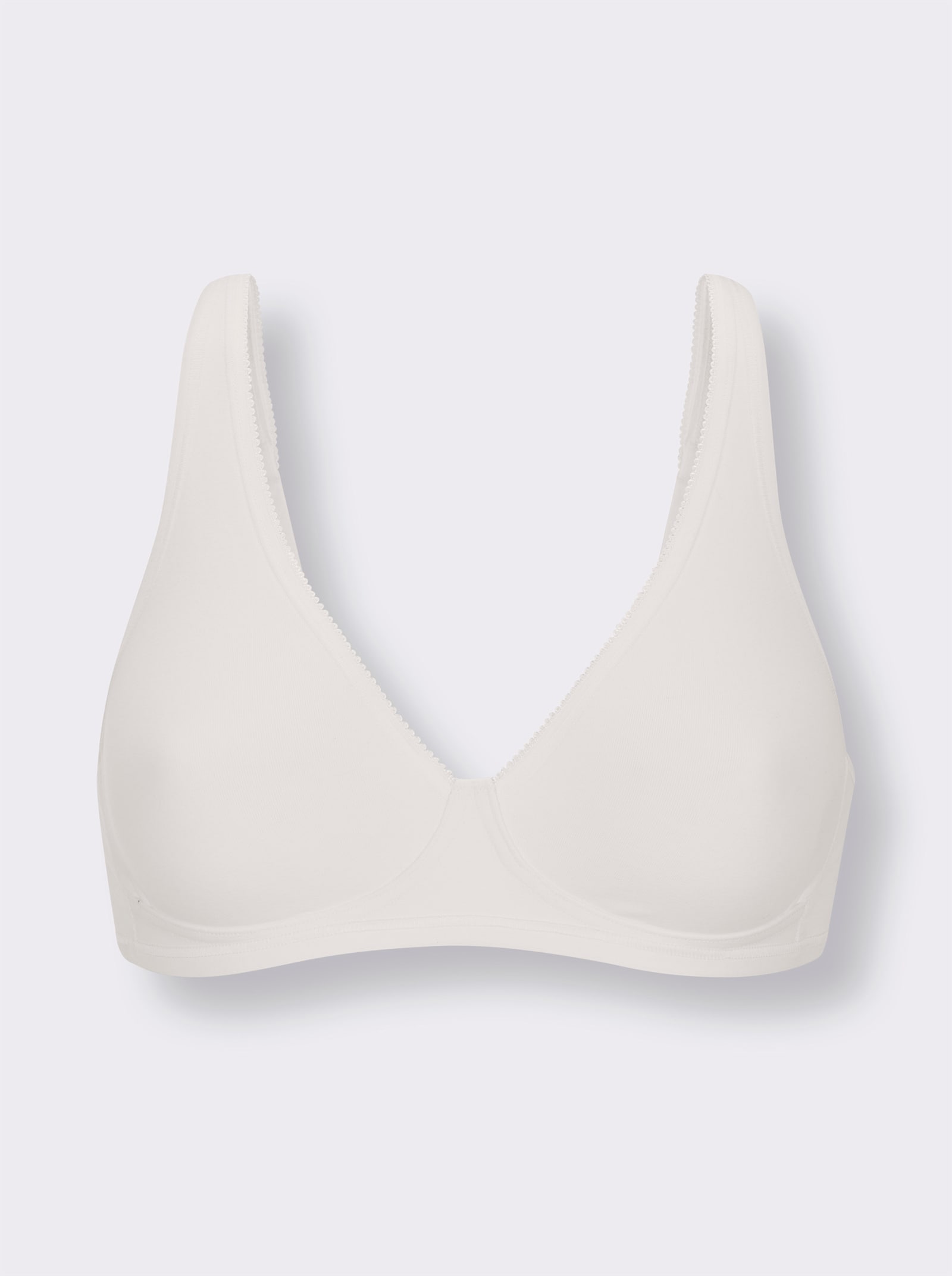 Triumph Komfort-BH ohne Bügel mit vorgeformten Cups - weiß