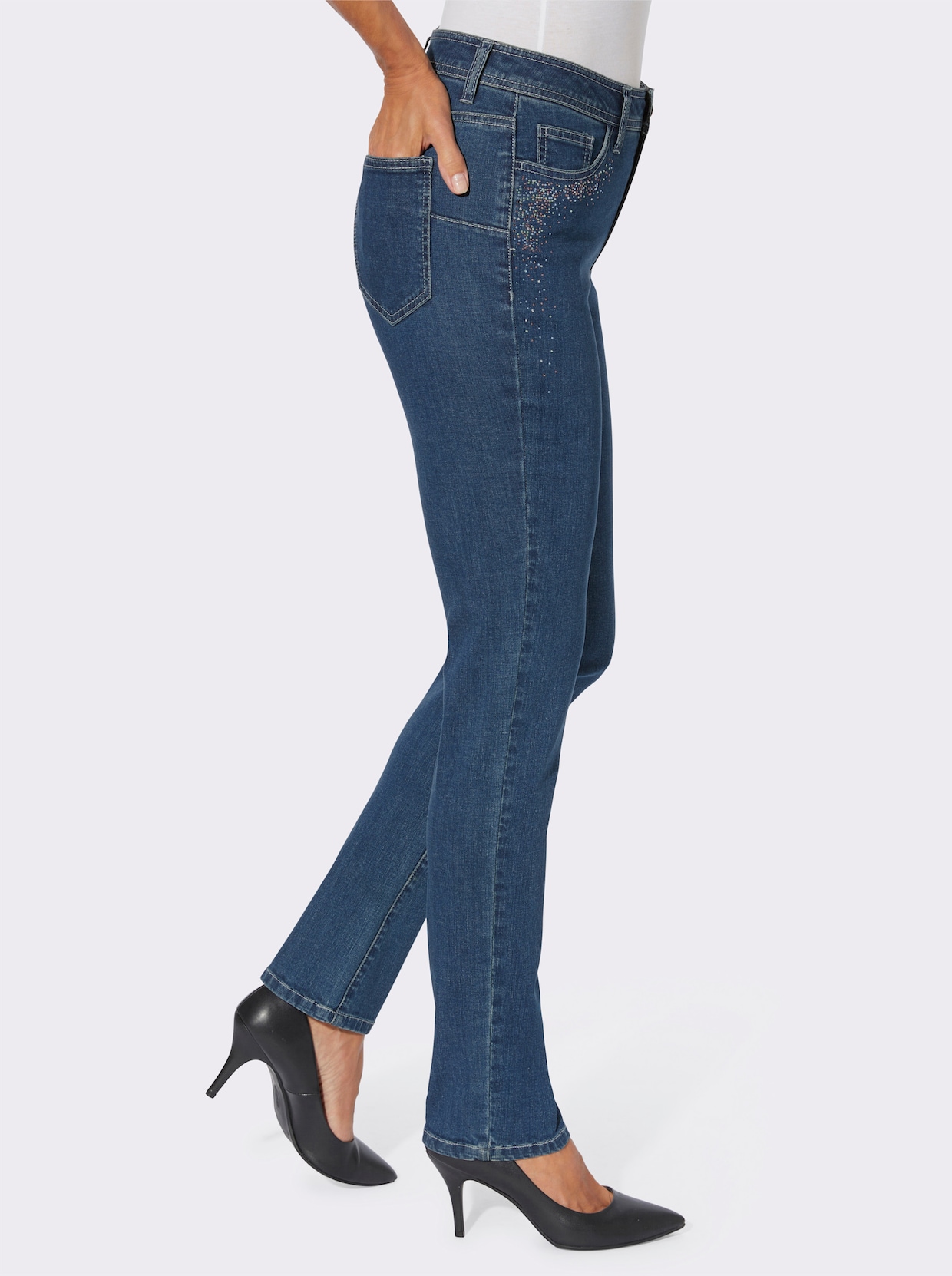 Jeans - blue-stone-washed