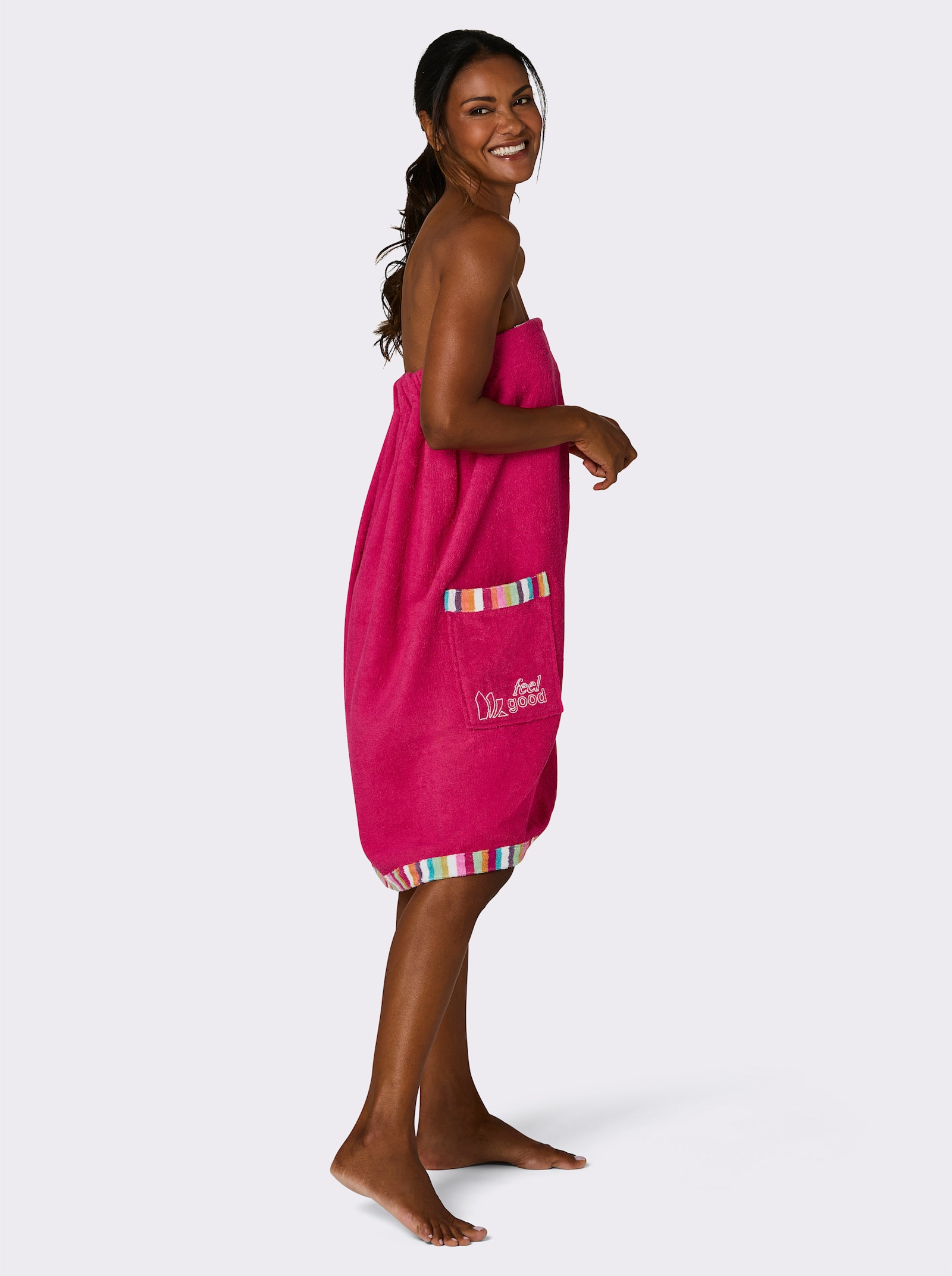 Serviette de sauna - fuchsia