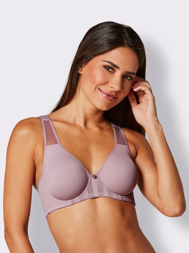 wäschepur T-Shirt-BH mit Bügel - mauve