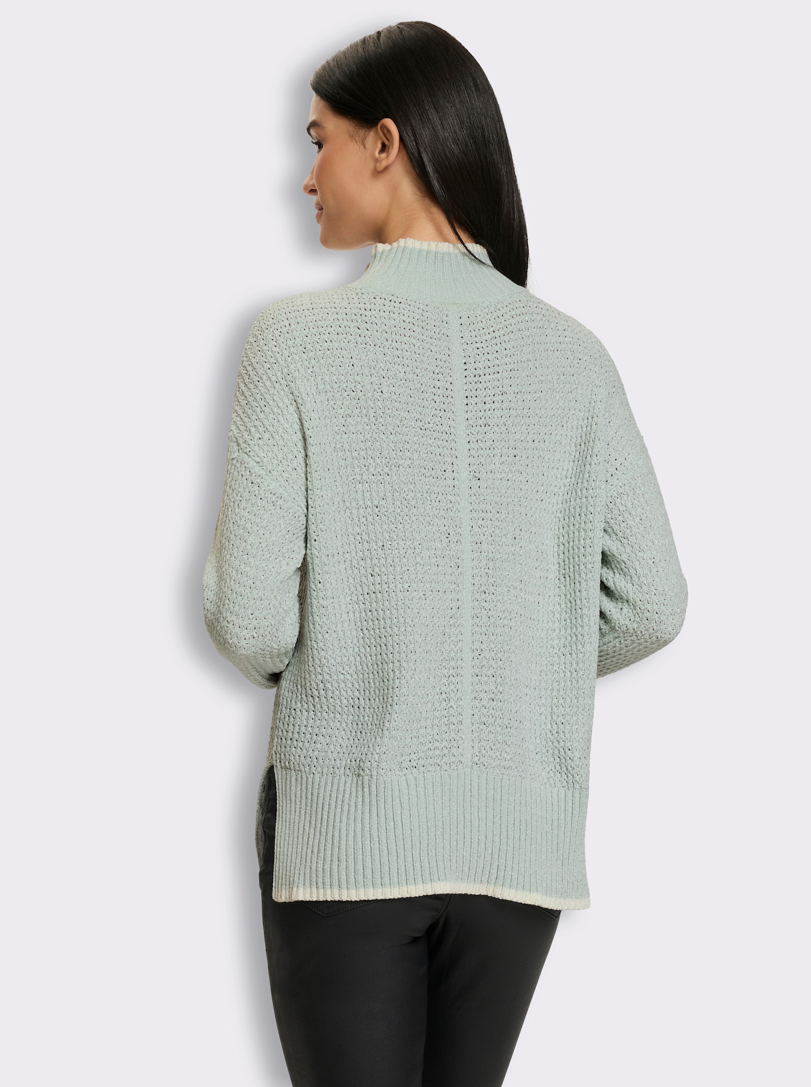 heine Rollkragenpullover aus Chenille - zartmint