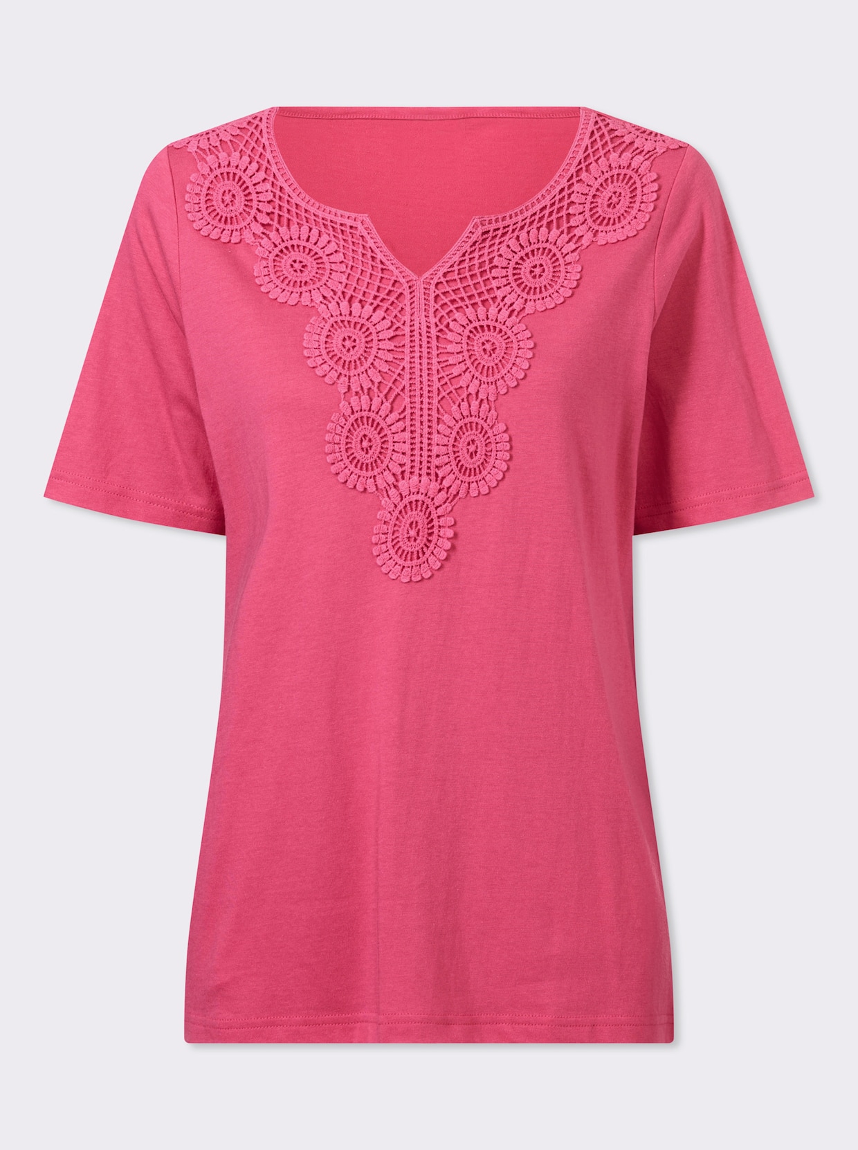 Kurzarmshirt - fuchsia