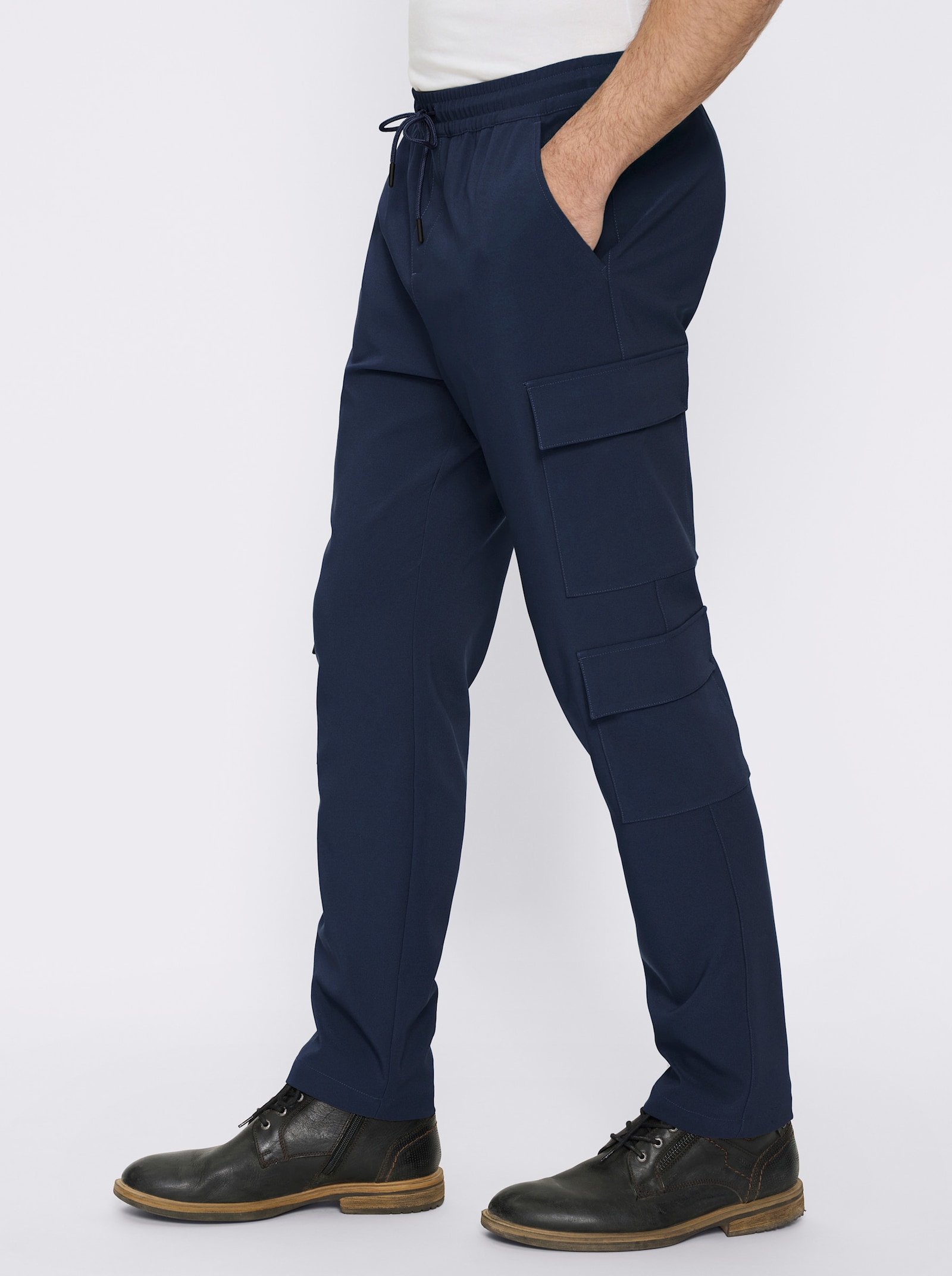 Catamaran Hose mit praktischen Taschen - marine