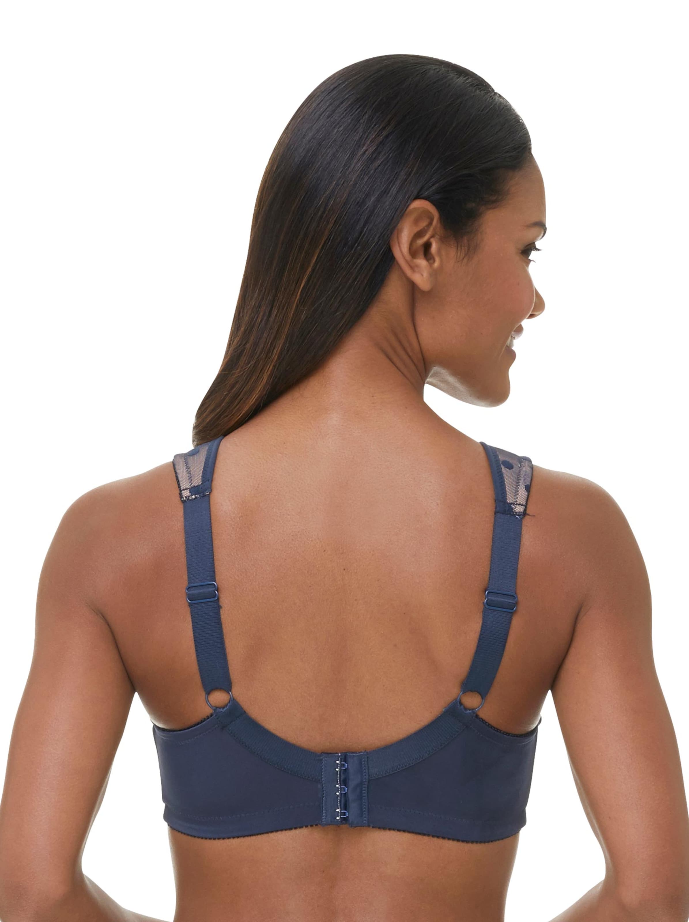 Susa Entlastungs-BH ohne Bügel - marine-getupft