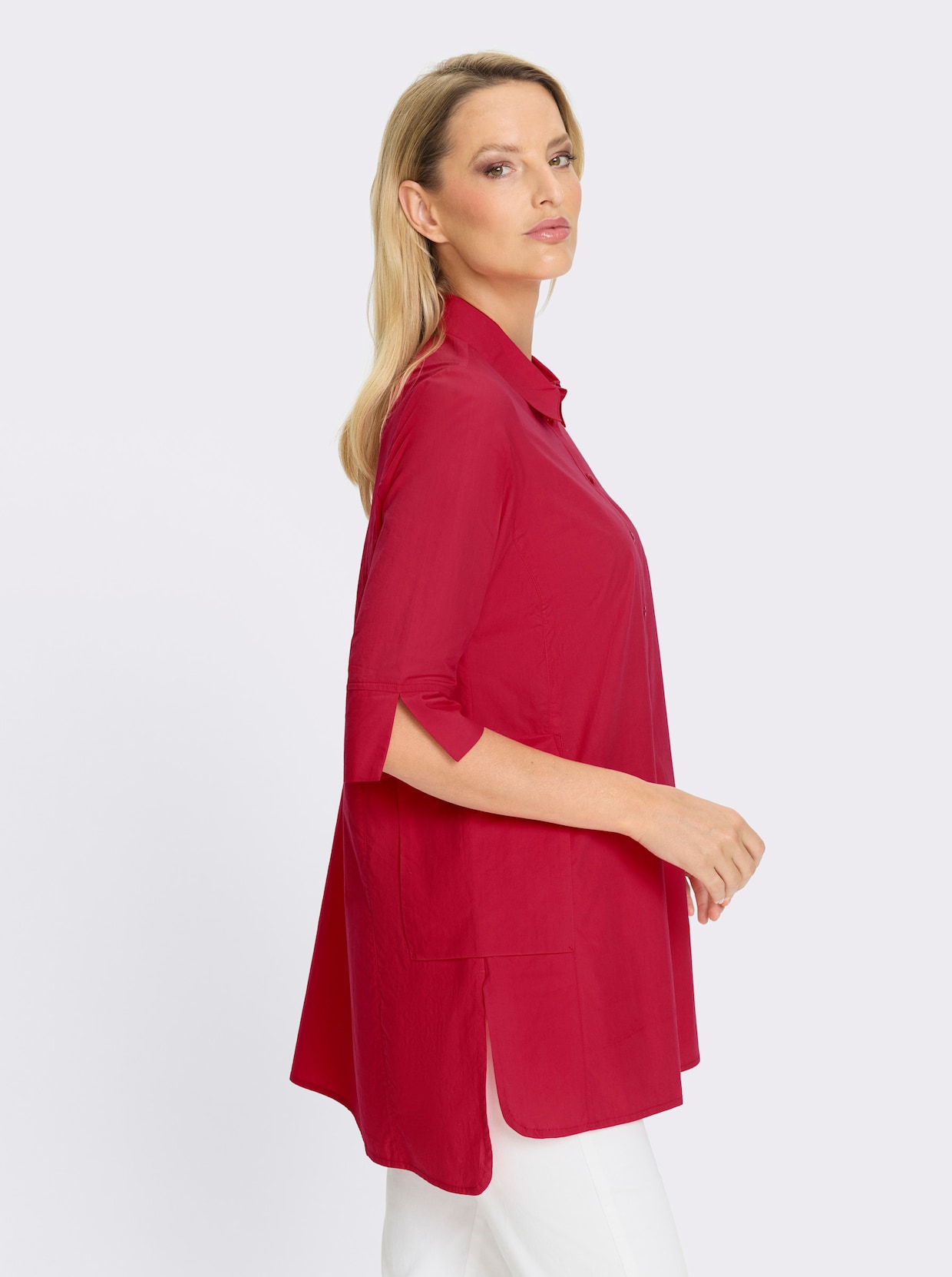 heine Longbluse - erdbeere
