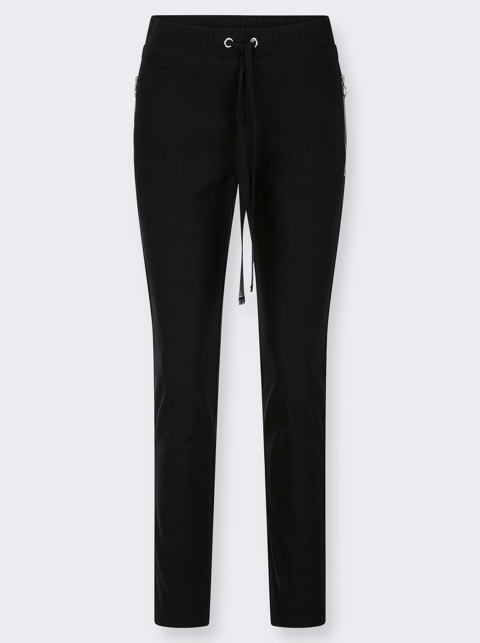 Bengalinhose in knöchelfreier Länge - schwarz