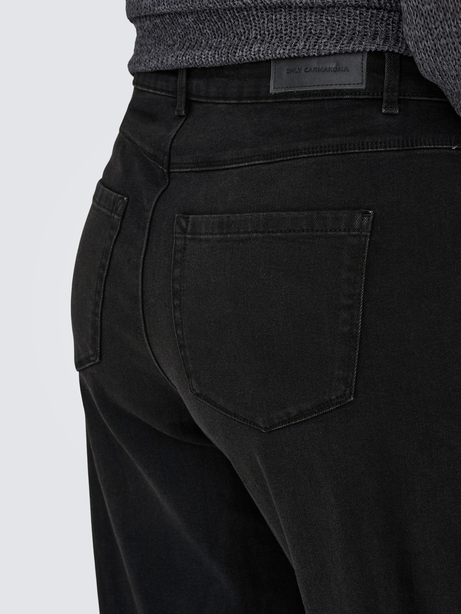 ONLY CARMAKOMA High-waist-Jeans - washed black