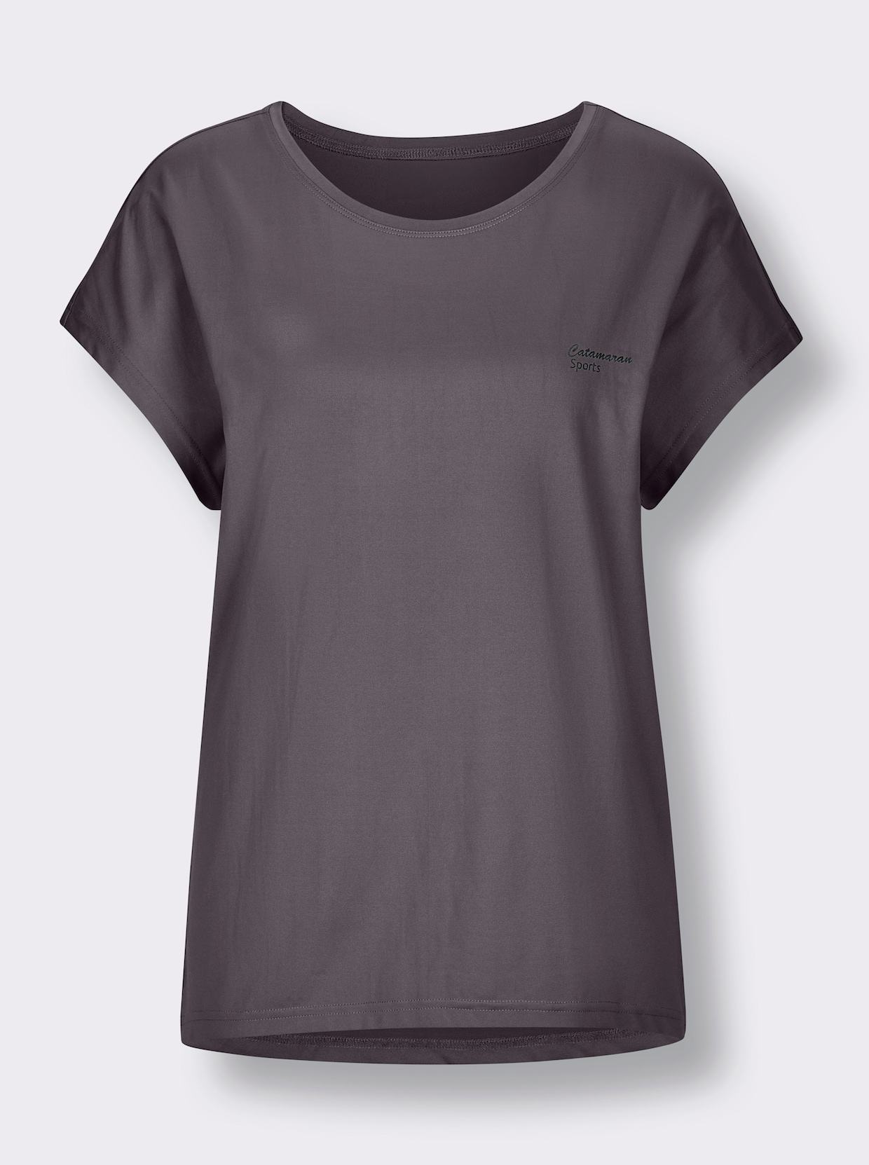 Catamaran Sports Functioneel shirt met achter langere zoom - antraciet