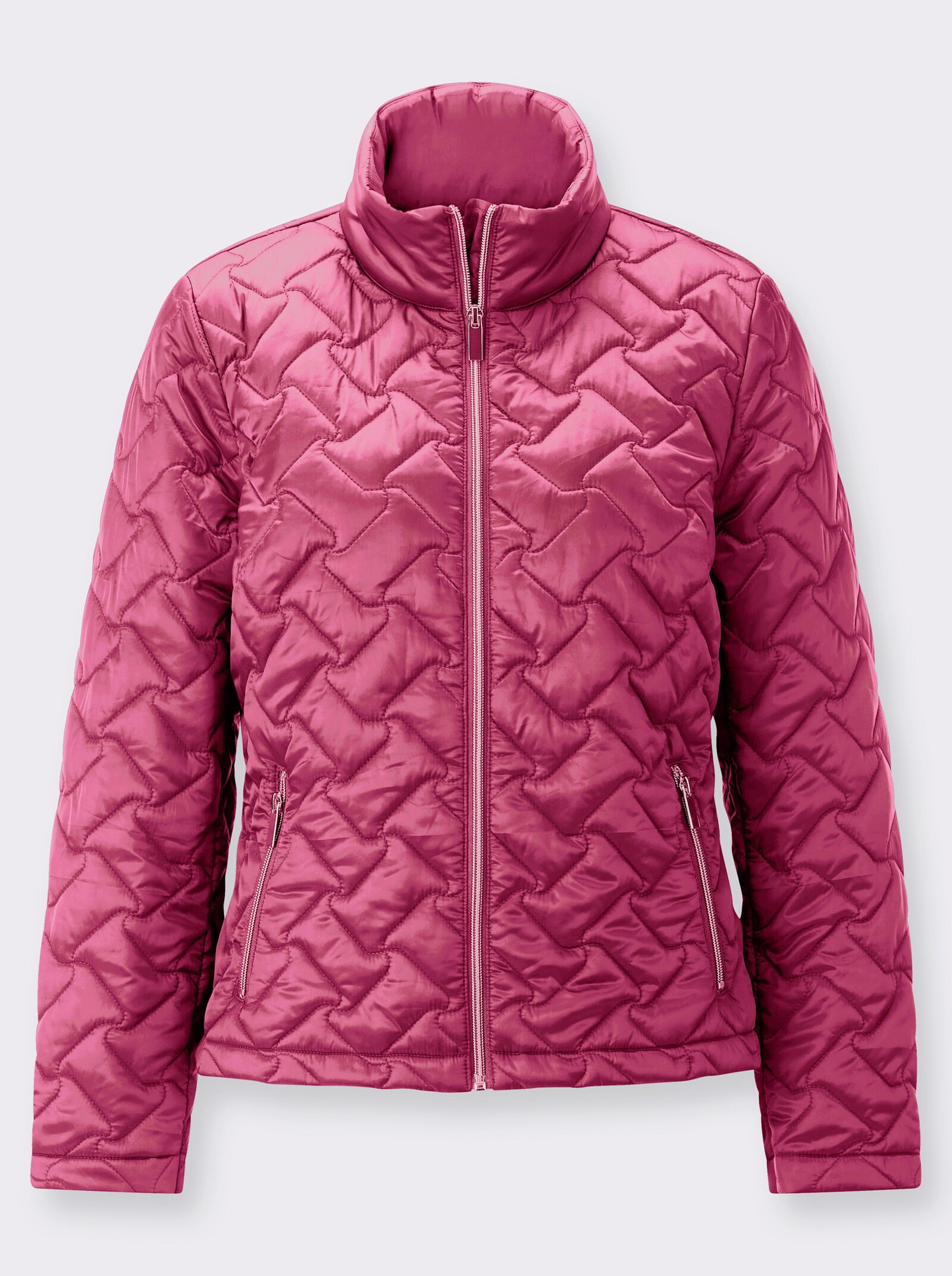 Steppjacke in Sandwich-Steppung - malve