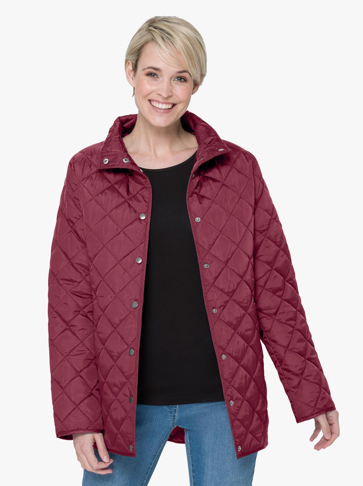 Steppjacke - burgund