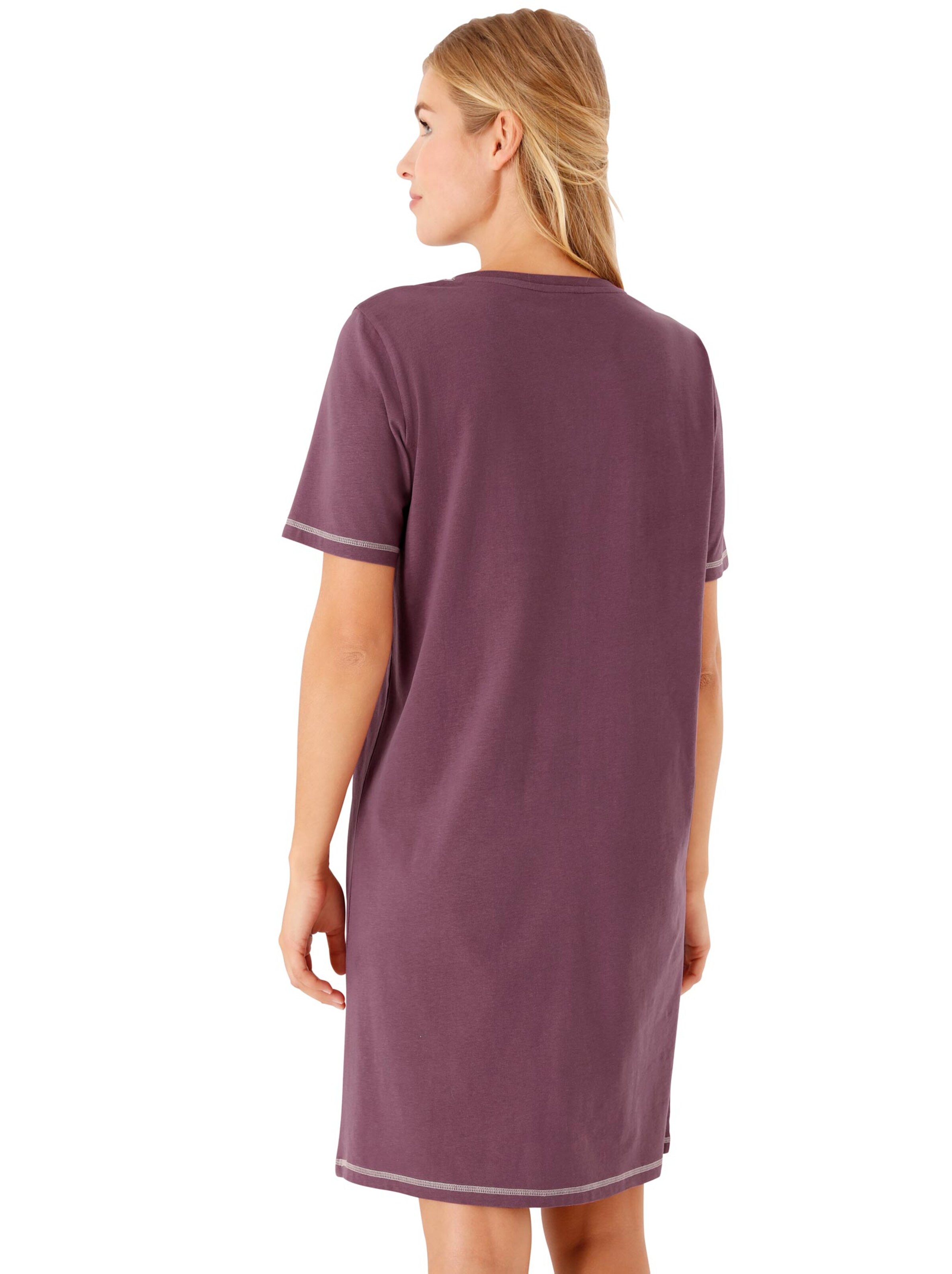 Nachthemden - rosé + bordeaux