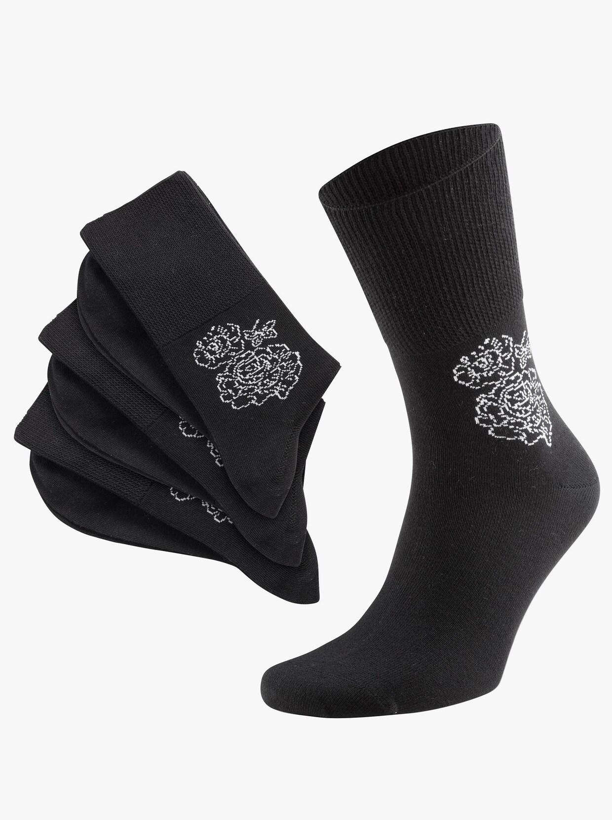 wäschepur Dámské ponožky - černá